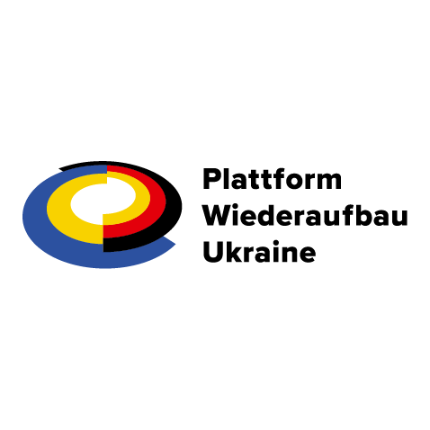 Logo Plattform Wiederaufbau Ukraine
