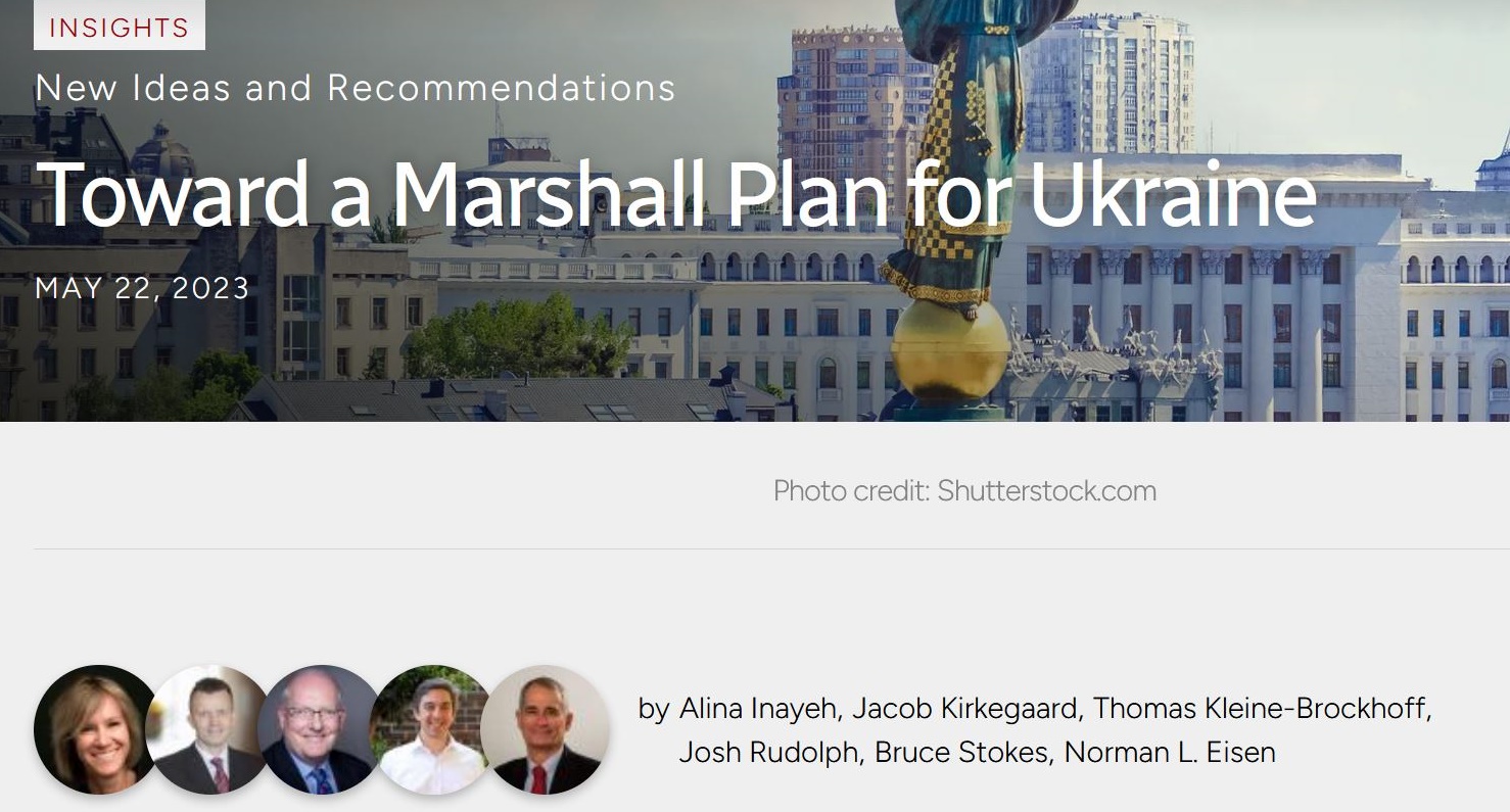 Online-Vorstellung und Diskussion der GMF-Studie „Toward a Marshall Plan for Ukraine“ 