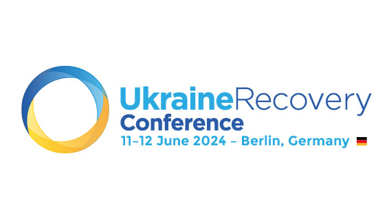 Logo: Ukraine Recovery Conference 2024