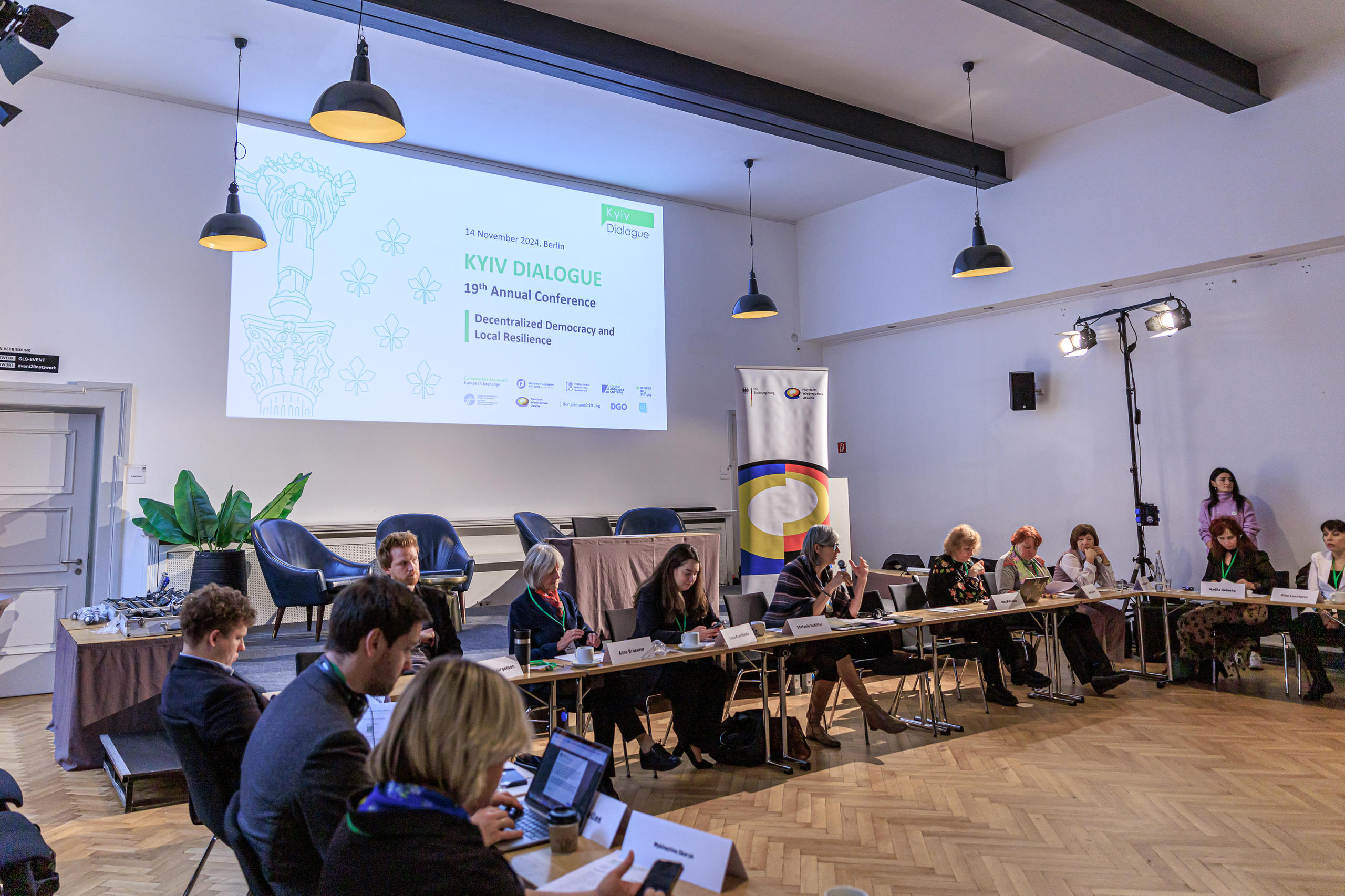 Die 19. Kyjiwer Gespräche fanden am 14. November 2024 in Berlin statt