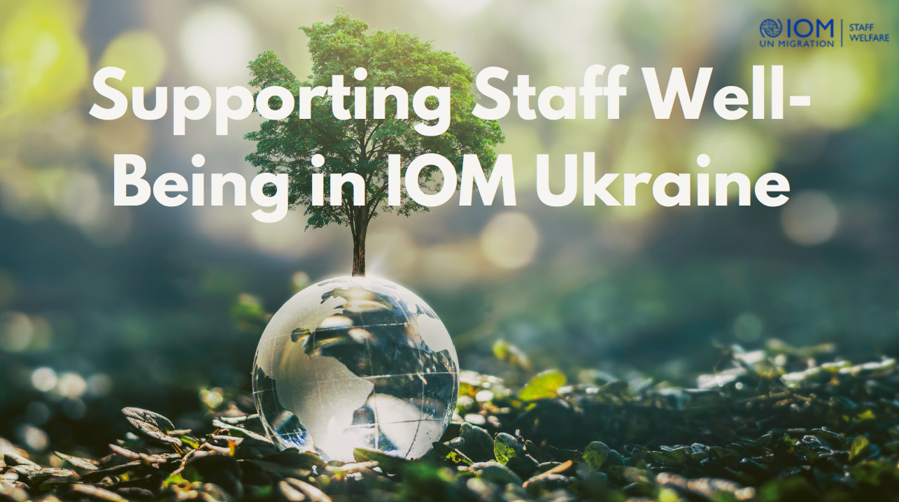 Wie adressiert die IOM in der Ukraine mentale Gesundheit am Arbeitsplatz?