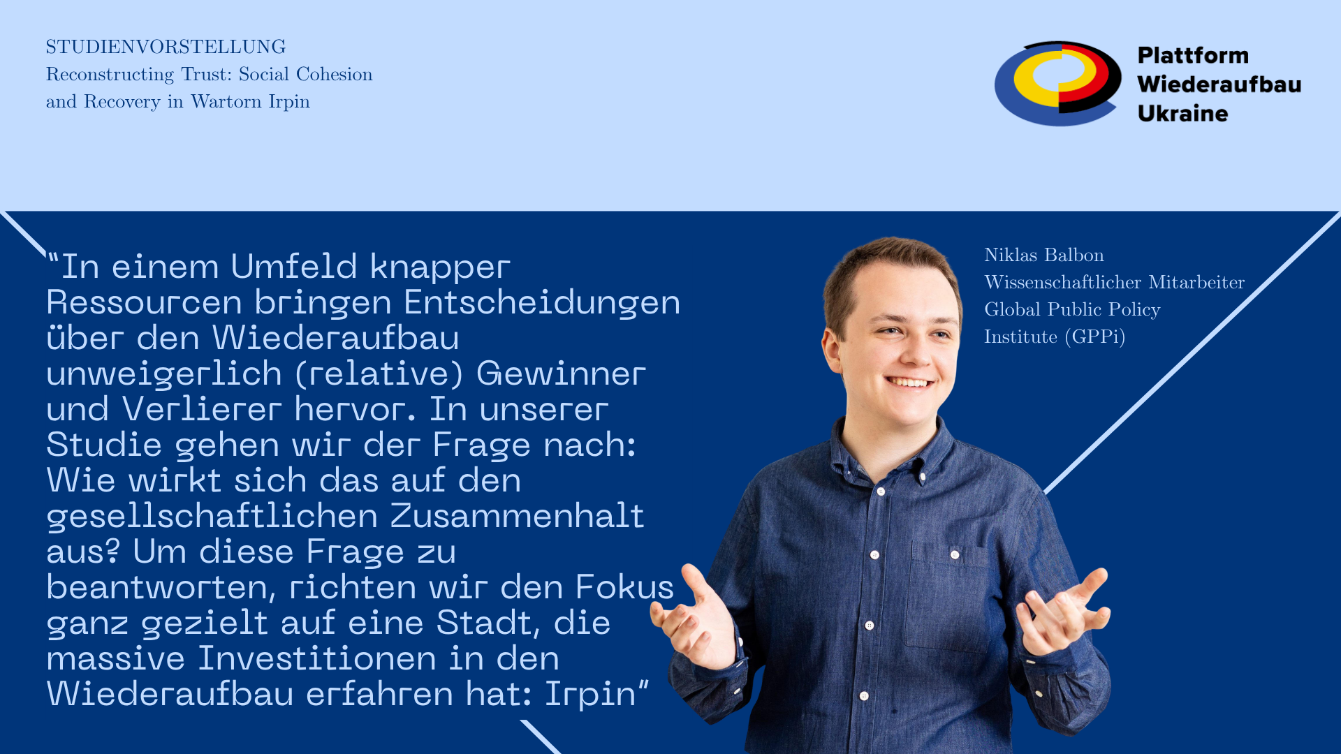 Grafik mit einem Menschren rechts im Bild und einem Zitat links.